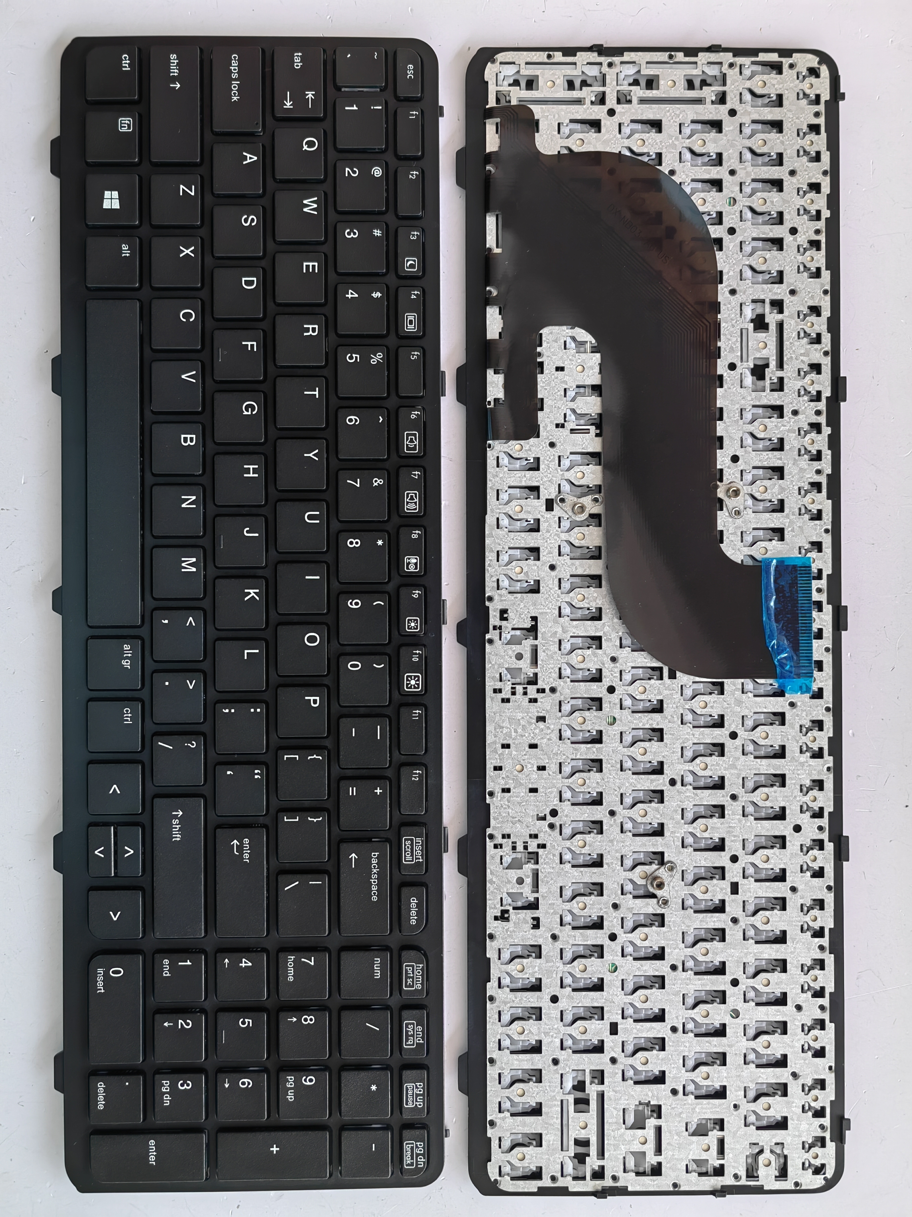 Picture of New Replacement Laptop Keyboard For HP 650G1 BLACK FRAME BLACK (OEM) US Layout